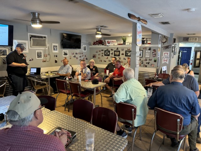 people setting at tables